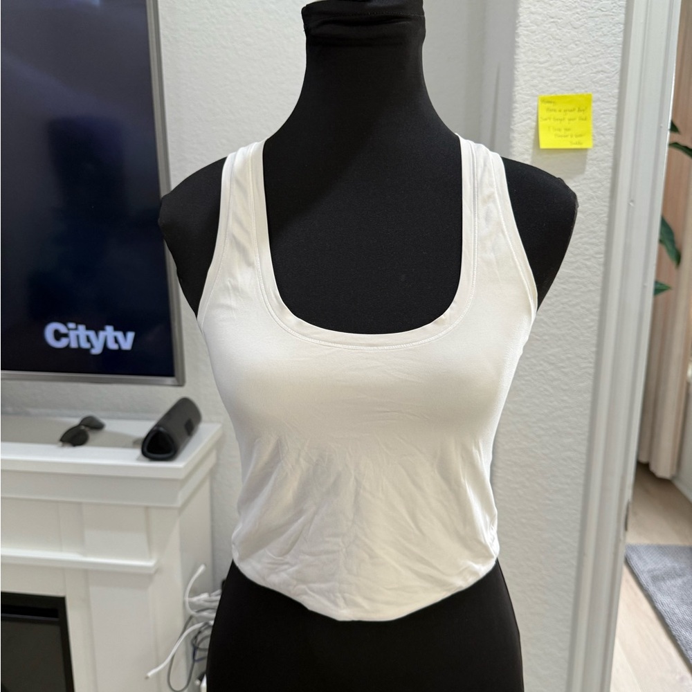 lululemon athletica Cream Crop Top